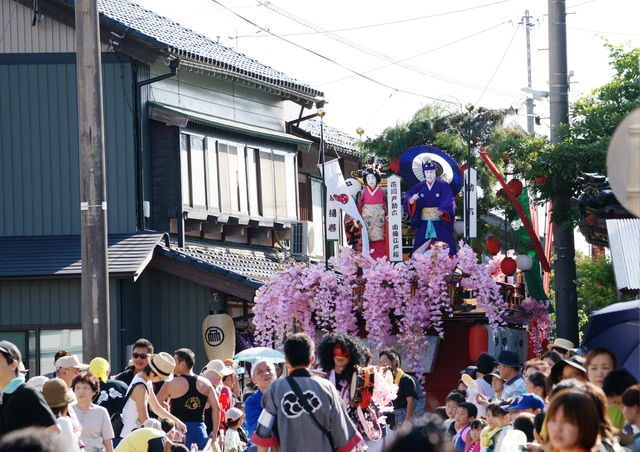 富来領家町に残る曳山木遣