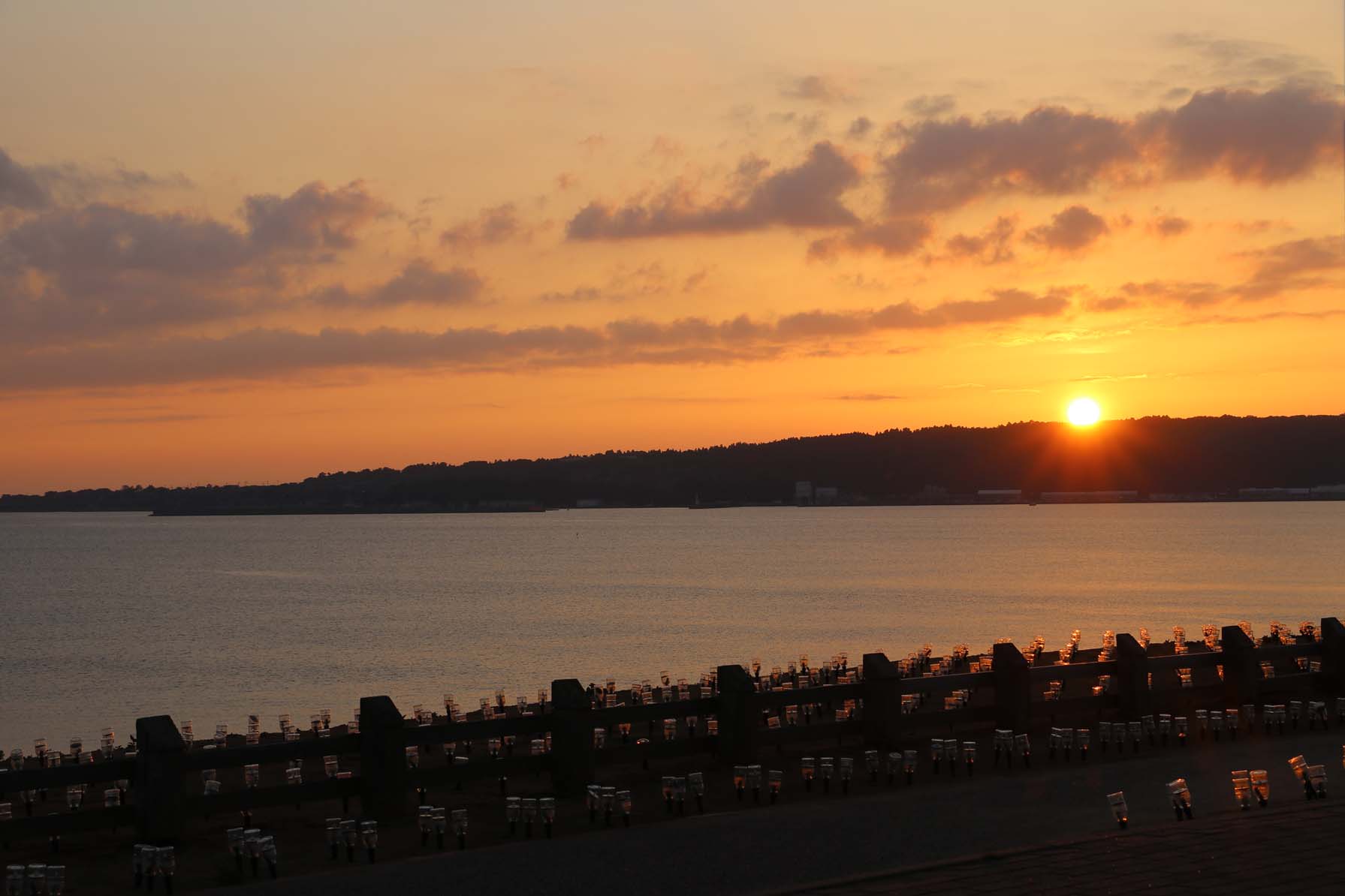 海に沈む夕日