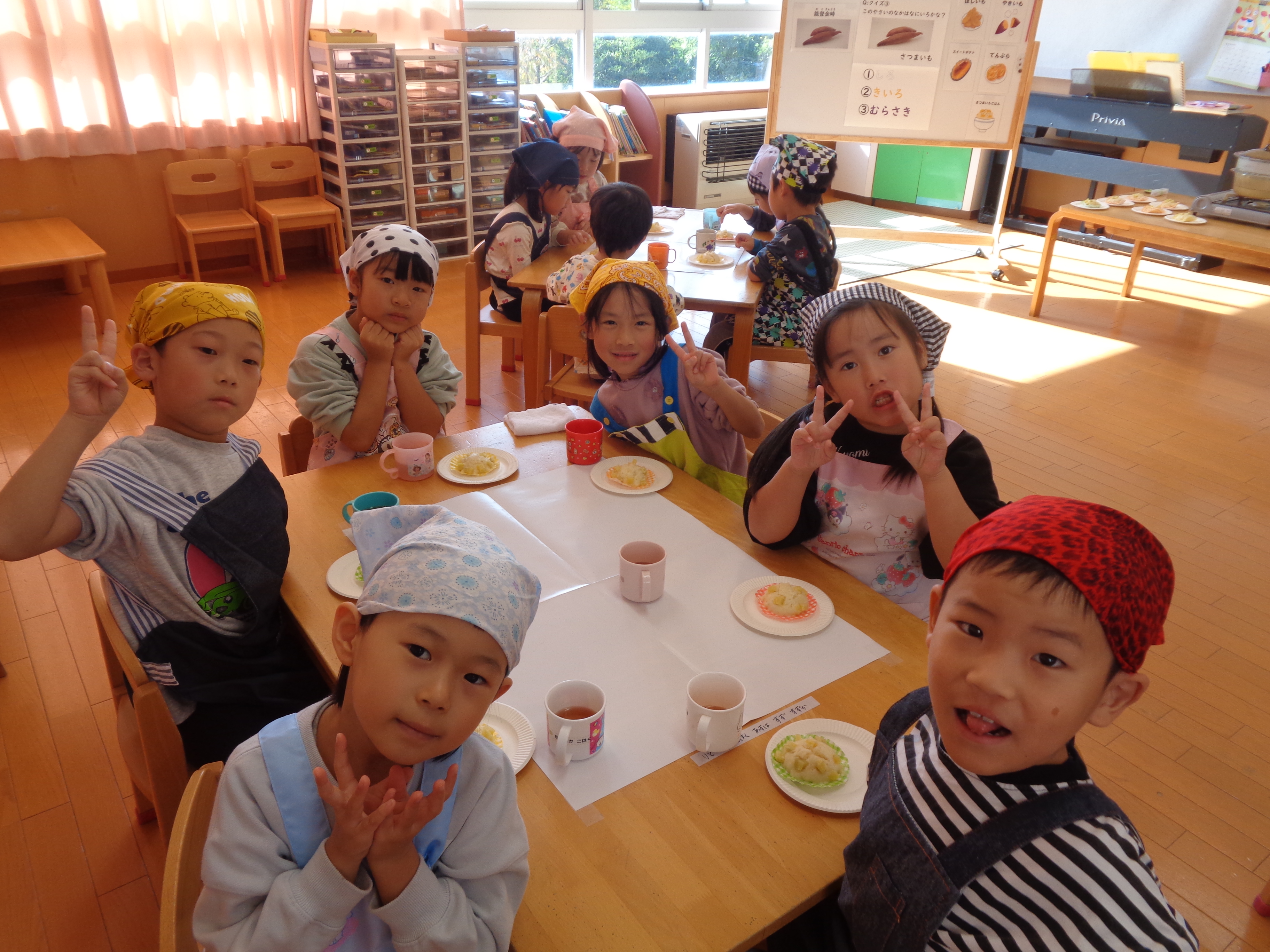 蒸しパンの完成！